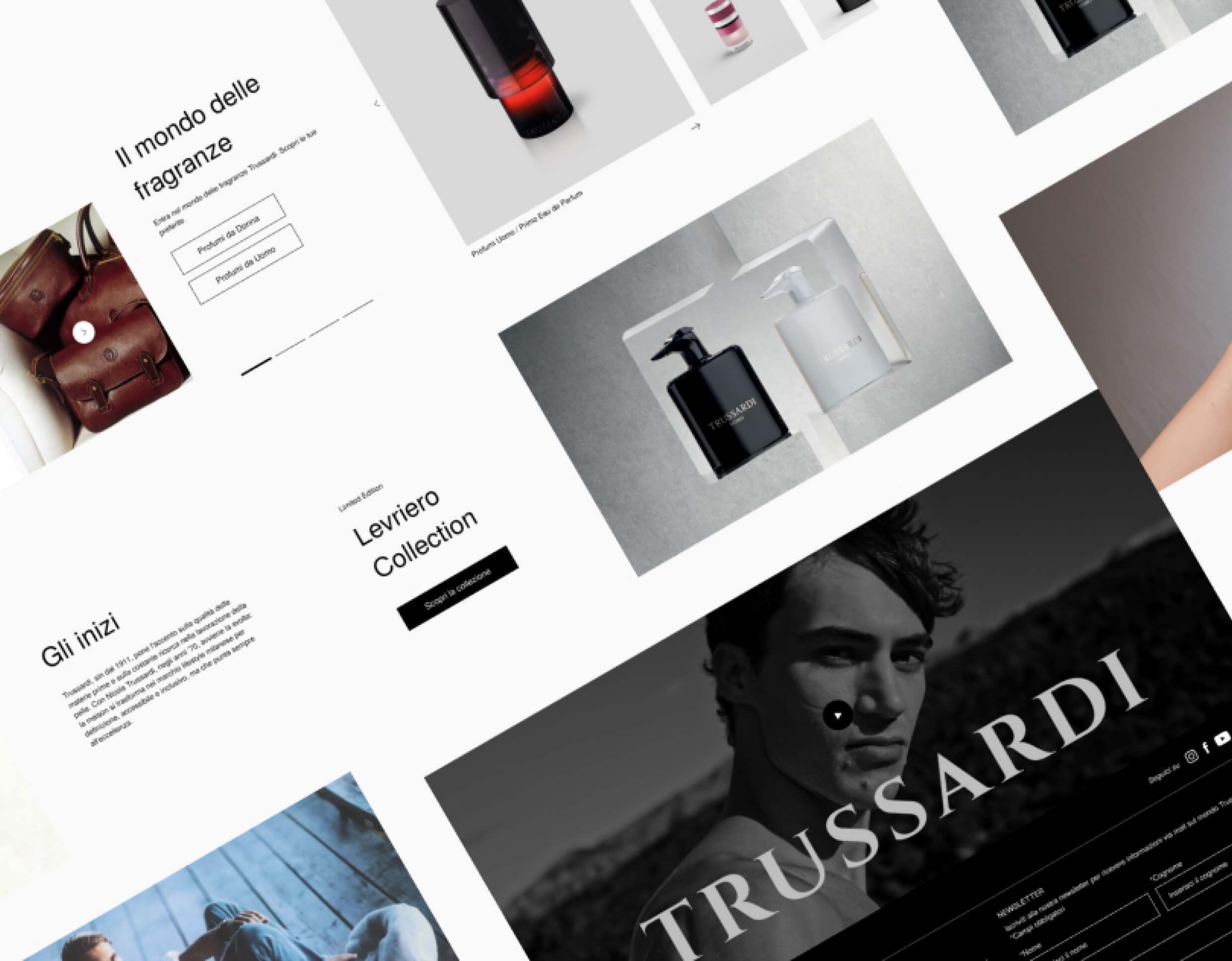 Trussardi Parfums website